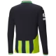Manchester City Uitshirt Champions League With Patch 2024-2025 L/S Voetbaltenue