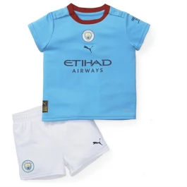 Manchester City Voetbaltenue 2022-2023 Thuisshirt Kids