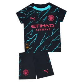 Manchester City Voetbaltenue 2023-2024 Third Shirt Kids