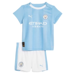 Manchester City Voetbaltenue 2023-2024 Thuisshirt Kids