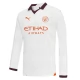 Manchester City Voetbaltenue 2023-2024 Uitshirt - L/S