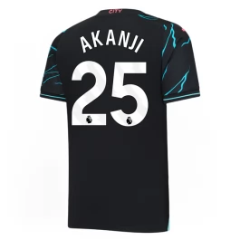 Manchester City Voetbaltenue Akanji 25 2023-2024 Third Shirt