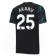 Manchester City Voetbaltenue Akanji 25 2023-2024 Third Shirt
