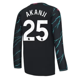 Manchester City Voetbaltenue Akanji 25 2023-2024 Third Shirt - L/S