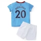 Manchester City Voetbaltenue Bernardo 20 2022-2023 Thuisshirt Kids