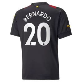 Manchester City Voetbaltenue Bernardo 20 2022-2023 Uitshirt