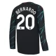 Manchester City Voetbaltenue Bernardo 20 2023-2024 Third Shirt - L/S