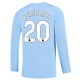 Manchester City Voetbaltenue Bernardo 20 2023-2024 Thuisshirt - L/S