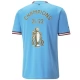 Manchester City Voetbaltenue Champions 22 2022-2023 Thuisshirt