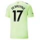 Manchester City Voetbaltenue De Bruyne 17 2022-2023 Third Shirt