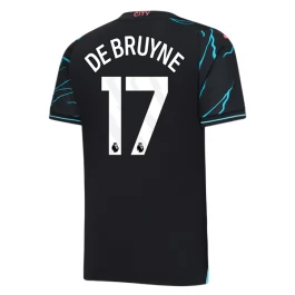 Manchester City Voetbaltenue De Bruyne 17 2023-2024 Third Shirt