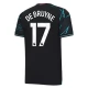 Manchester City Voetbaltenue De Bruyne 17 2023-2024 Third Shirt