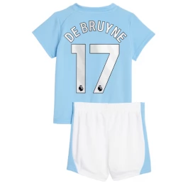 Manchester City Voetbaltenue De Bruyne 17 2023-2024 Thuisshirt Kids
