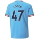 Manchester City Voetbaltenue Foden 47 2022-2023 Thuisshirt