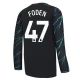Manchester City Voetbaltenue Foden 47 2023-2024 Third Shirt - L/S