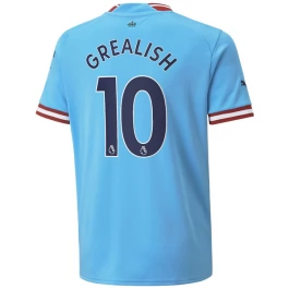 Manchester City Voetbaltenue Grealish 10 2022-2023 Thuisshirt
