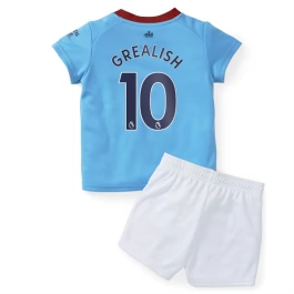Manchester City Voetbaltenue Grealish 10 2022-2023 Thuisshirt Kids