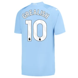 Manchester City Voetbaltenue Grealish 10 2023-2024 Thuisshirt