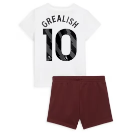 Manchester City Voetbaltenue Grealish 10 2023-2024 Uitshirt Kids