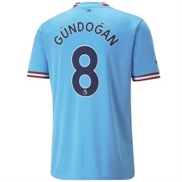 Manchester City Voetbaltenue Gündoğan 8 2022-2023 Thuisshirt