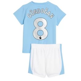 Manchester City Voetbaltenue Gündoğan 8 2023-2024 Thuisshirt Kids