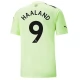 Manchester City Voetbaltenue Haaland 9 2022-2023 Third Shirt