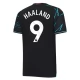 Manchester City Voetbaltenue Haaland 9 2023-2024 Third Shirt