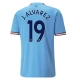 Manchester City Voetbaltenue J. Alvarez 19 2022-2023 Thuisshirt