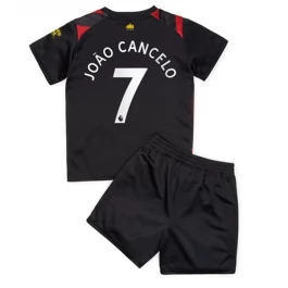 Manchester City Voetbaltenue Joao Cancelo 7 2022-2023 Uitshirt Kids