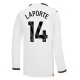 Manchester City Voetbaltenue Laporte 14 2023-2024 Uitshirt - L/S