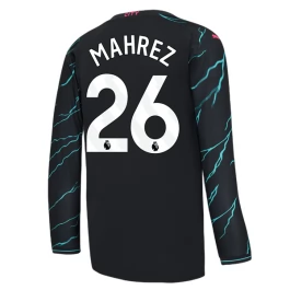 Manchester City Voetbaltenue Mahrez 26 2023-2024 Third Shirt - L/S