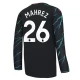 Manchester City Voetbaltenue Mahrez 26 2023-2024 Third Shirt - L/S