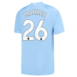 Manchester City Voetbaltenue Mahrez 26 2023-2024 Thuisshirt