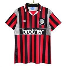 Manchester City Voetbaltenue Retro 1994-1996 Uitshirt