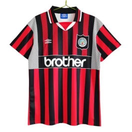 Manchester City Voetbaltenue Retro 1994-1996 Uitshirt