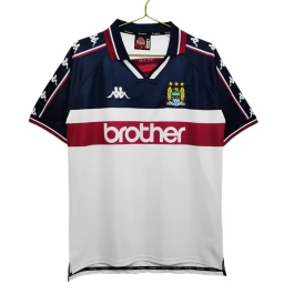 Manchester City Voetbaltenue Retro 1997-1998 Uitshirt