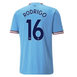 Manchester City Voetbaltenue Rodrigo 16 2022-2023 Thuisshirt