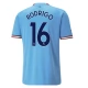 Manchester City Voetbaltenue Rodrigo 16 2022-2023 Thuisshirt