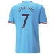 Manchester City Voetbaltenue Sterling 7 2022-2023 Thuisshirt