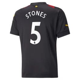 Manchester City Voetbaltenue Stones 5 2022-2023 Uitshirt