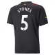 Manchester City Voetbaltenue Stones 5 2022-2023 Uitshirt