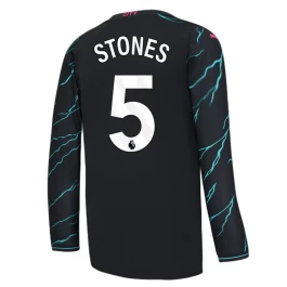 Manchester City Voetbaltenue Stones 5 2023-2024 Third Shirt - L/S