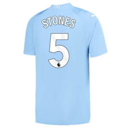 Manchester City Voetbaltenue Stones 5 2023-2024 Thuisshirt