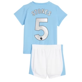 Manchester City Voetbaltenue Stones 5 2023-2024 Thuisshirt Kids