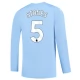 Manchester City Voetbaltenue Stones 5 2023-2024 Thuisshirt - L/S