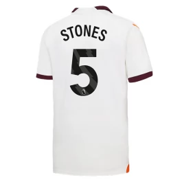 Manchester City Voetbaltenue Stones 5 2023-2024 Uitshirt