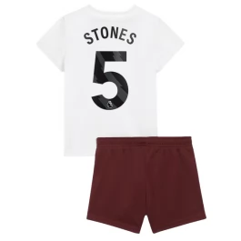 Manchester City Voetbaltenue Stones 5 2023-2024 Uitshirt Kids