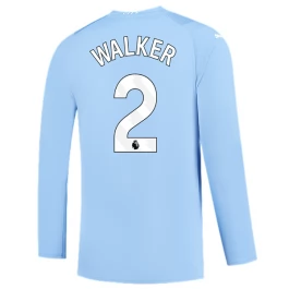 Manchester City Voetbaltenue Walker 2 2023-2024 Thuisshirt - L/S