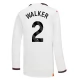 Manchester City Voetbaltenue Walker 2 2023-2024 Uitshirt - L/S