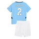 Manchester City Walker 2 Thuisshirt Kids 2024-2025 Voetbaltenue